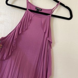 Express purple tank